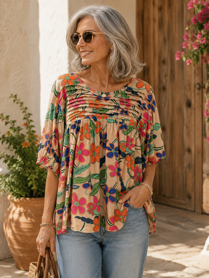 LIVIA™ | Floral Lace Blouse