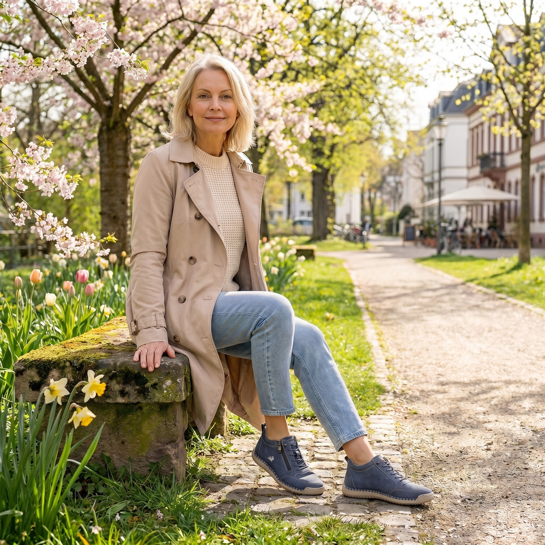 Elara™ – Orthopedic Comfort Sneakers with a Zipper