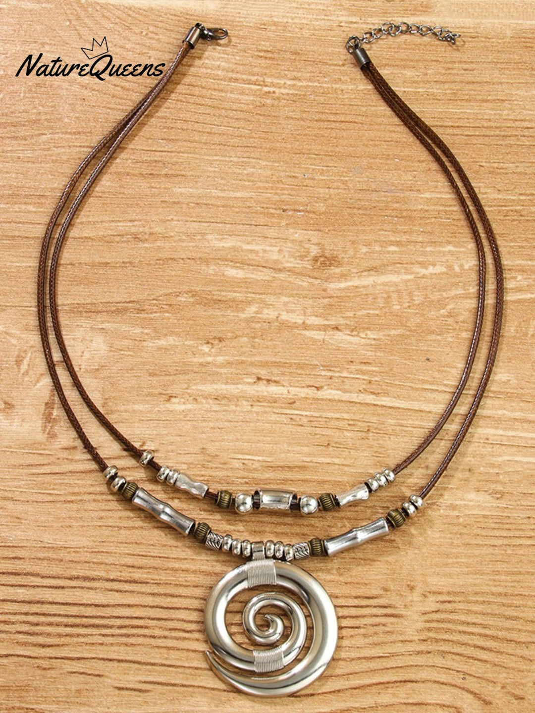 Swirl Totem Vintage Bohemian Necklace