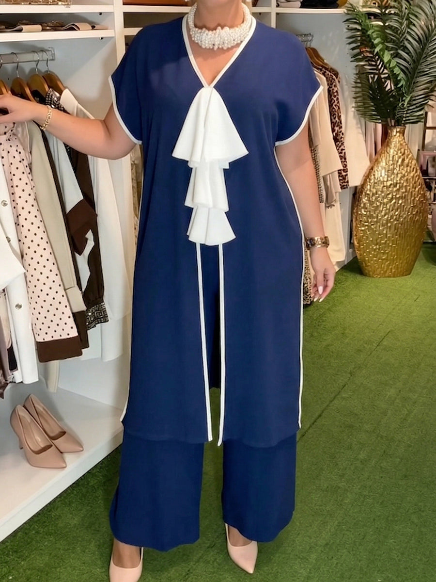 Elegant &amp; Cozy Loose Wide-leg Pants