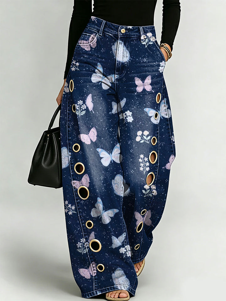 Dreamlike Butterfly Decorative Pattern Women&