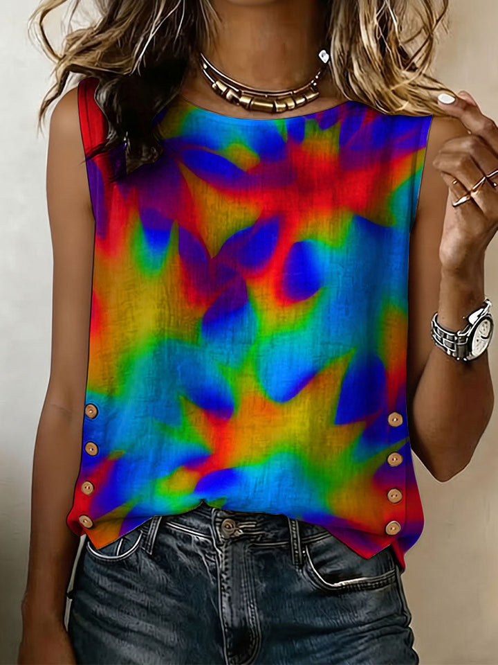 Colorful Gradient Speckle Decorative Pattern Women&