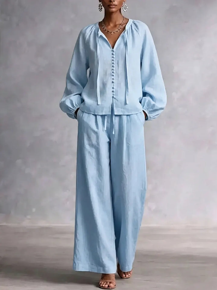 Effortless Chic Summer Linen Set | Women&