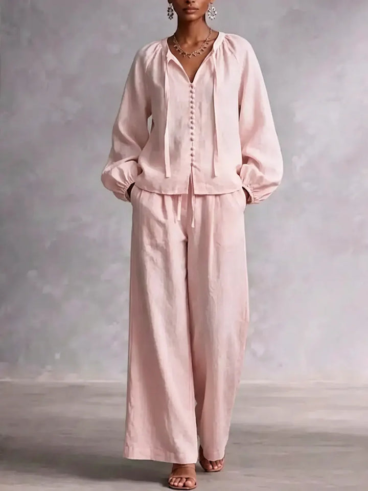 Effortless Chic Summer Linen Set | Women&